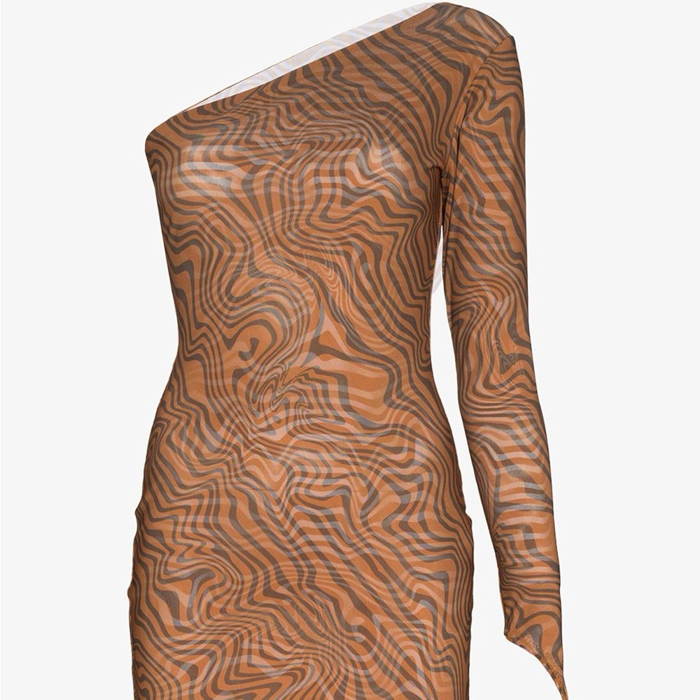 Maisie Wilen One Sleeve Dress